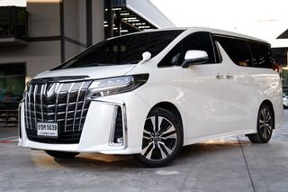TOYOTA Alphard 2.5 SC Package Topสุด ปี 2019 สีขาวเครื่องยนต์เบนซินล้วน 2.5L 184hp เกียร์อัตโนมัติ 7speed Super CVT-i 
เซอร์วิสศูนย์ toyota 