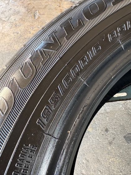 ยางDUNLOP195-60-16 ปี25 ปีแท้  ใส่แทน 205-55-16 กับ 185-60-16 ได้เลยจ้า  รูปที่ 8