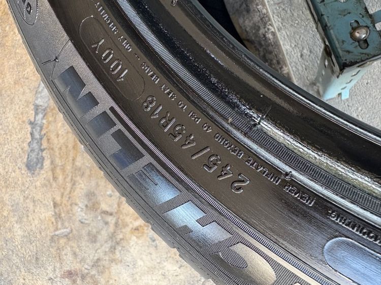 ยางMICHELIN245-45-18 หลัง 275-40-18 ปี23 ปีแท้  รูปที่ 8