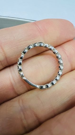 แหวนเพชรแท้เกสร ทอง 18k เพชร 3-4 ตังค์ 19 เม็ด รูปที่ 15