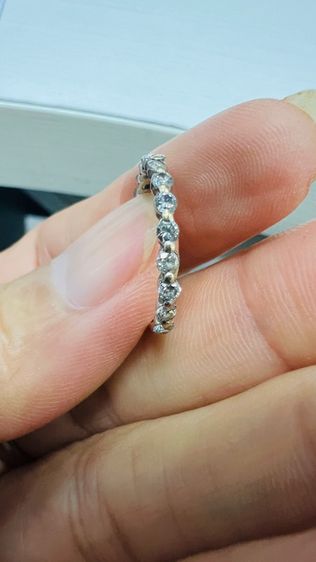 แหวนเพชรแท้เกสร ทอง 18k เพชร 3-4 ตังค์ 19 เม็ด รูปที่ 14