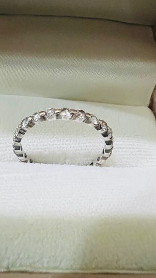 แหวนเพชรแท้เกสร ทอง 18k เพชร 3-4 ตังค์ 19 เม็ด รูปที่ 3