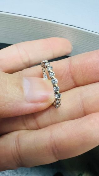 แหวนเพชรแท้เกสร ทอง 18k เพชร 3-4 ตังค์ 19 เม็ด รูปที่ 13