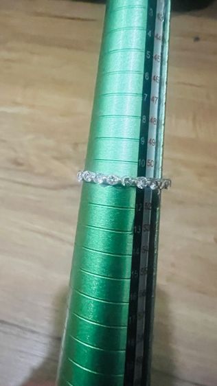 แหวนเพชรแท้เกสร ทอง 18k เพชร 3-4 ตังค์ 19 เม็ด รูปที่ 11