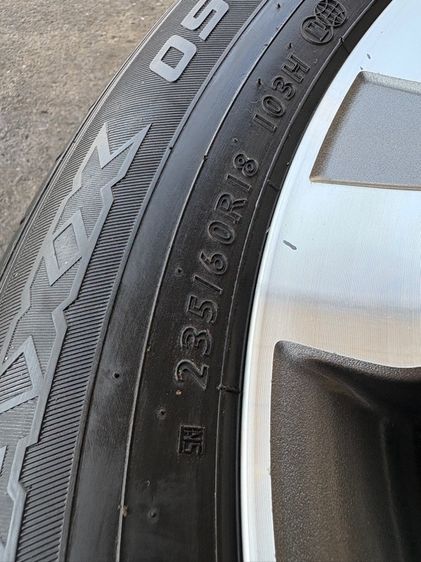 ล้อแม็กขอบ18 HONDA CRV สภาพสวย พร้อมยางDUNLOP235-60-18 ปี23 ปีแท้ รูปที่ 10