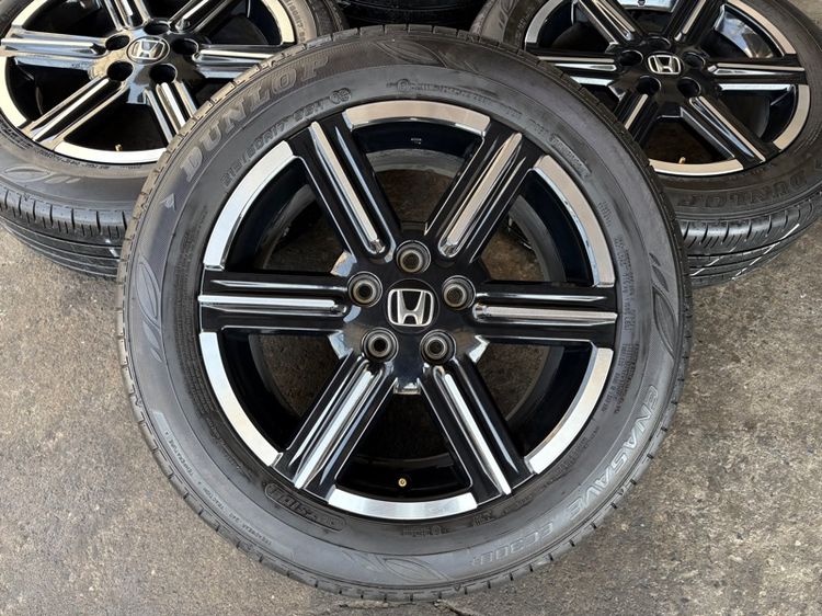 ล้อแม็กขอบ17 HONDA HRV สภาพสวยมากๆ พร้อมยางDUNLOP215-60-17 ปี24 ปีแท้ รูปที่ 2