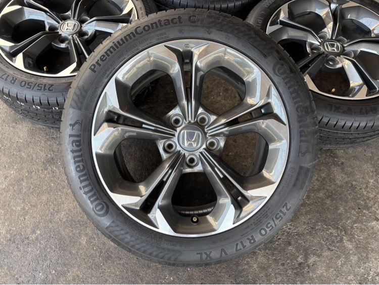 ล้อแม็กขอบ17 HONDA CIVIC สภาพสวยมากๆ พร้อมยางCONTINENTAL215-50-17 ปี23 ปีแท้  รูปที่ 2