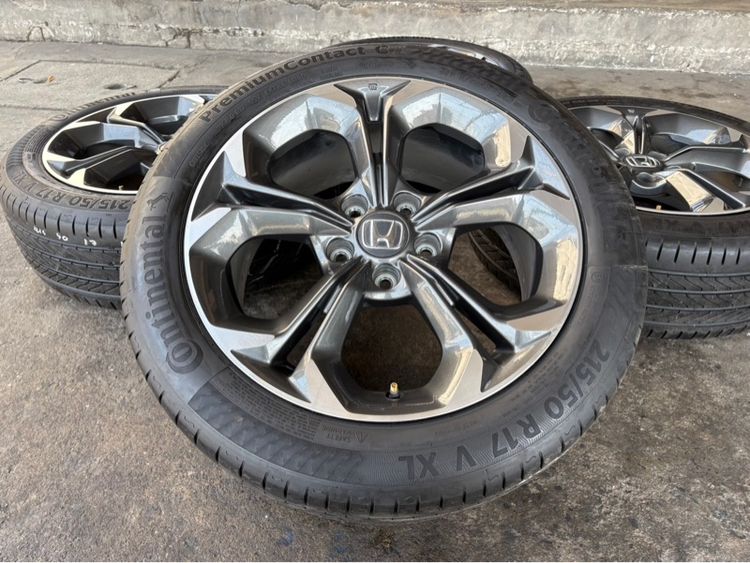ล้อแม็กขอบ17 HONDA CIVIC สภาพสวยมากๆ พร้อมยางCONTINENTAL215-50-17 ปี23 ปีแท้  รูปที่ 3