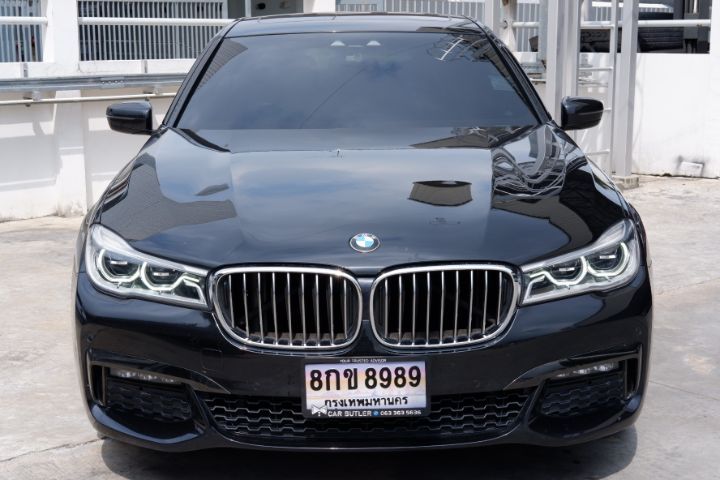 BMW Series 7 2019 730Ld Sedan ดีเซล ไม่ติดแก๊ส เกียร์อัตโนมัติ ดำ รูปที่ 2