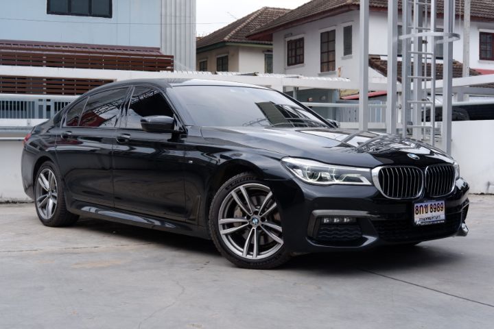 BMW Series 7 2019 730Ld Sedan ดีเซล ไม่ติดแก๊ส เกียร์อัตโนมัติ ดำ รูปที่ 3