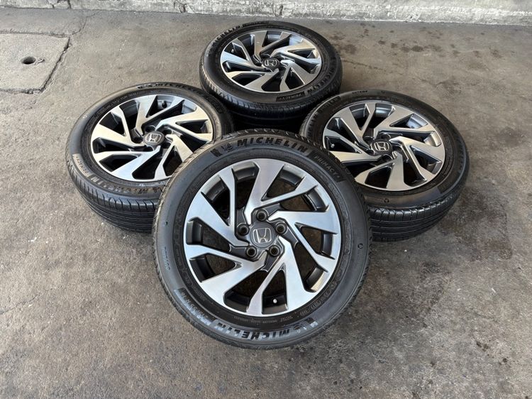 ล้อแม็กขอบ16 HONDA CIVIC สภาพสวย พร้อมยางMICHELIN215-55-16 ปี22 ปีแท้