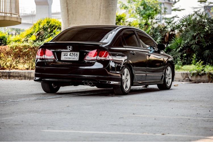 Honda Civic 2008 1.8 E i-VTEC Sedan เบนซิน เกียร์อัตโนมัติ ดำ รูปที่ 4