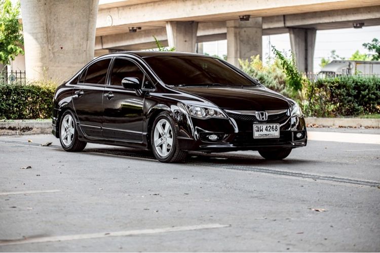 Honda Civic 2008 1.8 E i-VTEC Sedan เบนซิน เกียร์อัตโนมัติ ดำ รูปที่ 2