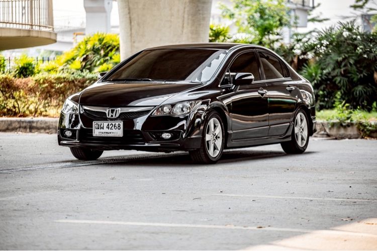 Honda Civic 2008 1.8 E i-VTEC Sedan เบนซิน เกียร์อัตโนมัติ ดำ รูปที่ 3