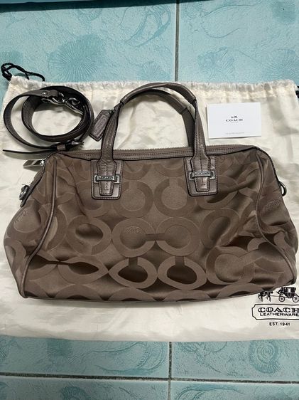 หญิง น้ำตาล ผ้า กระเป๋าสะพาย Coach