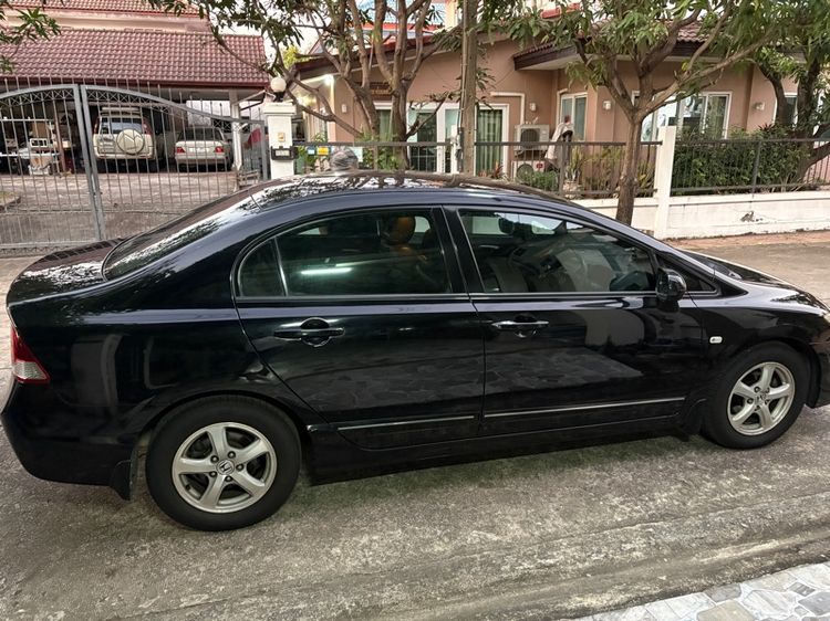 Honda Civic 2007 1.8 E i-VTEC Sedan เบนซิน ไม่ติดแก๊ส เกียร์อัตโนมัติ ดำ รูปที่ 3