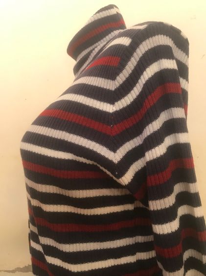 แขนยาวลายทางแดงดำคอเต่า รูปที่ 3