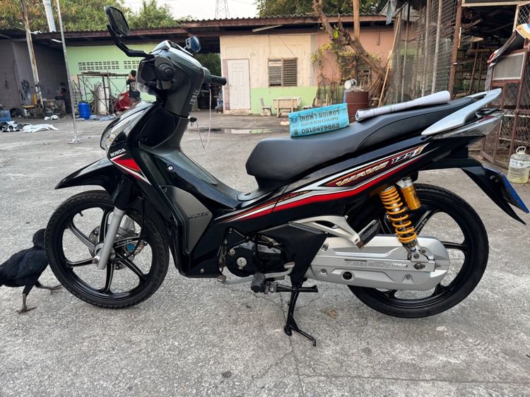 HONDA WAVE 125 i สตาร์ทมือ สภาพรถปานกลางต้องมาดูของจริงมีสถานที่ให้ทดลองขับขี่ก่อนซื้อ รูปที่ 3