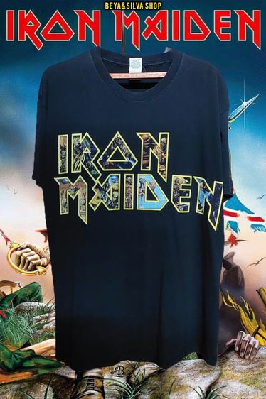 ดำ L แขนสั้น เสื้อทีเชิ้ต อื่นๆ เสื้อวง Ironmaiden T-Shirt Year 2015s'