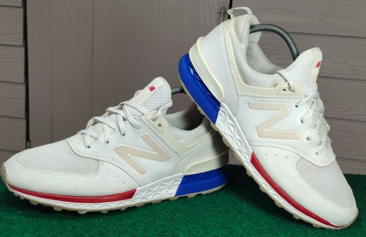 ขาว ผ้า รองเท้าผ้าใบ UK 8 | EU 42 | US 8.5 Adidas รองเท้า💥New Balance 574💥ของแท้‼️พื้นนิ่ม เบา ...สวยๆ สภาพดี💥ไซร์ 42