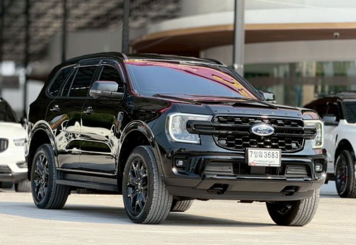 Ford Everest 2022 2.0 Turbo Sport ดีเซล เกียร์อัตโนมัติ ดำ รูปที่ 2