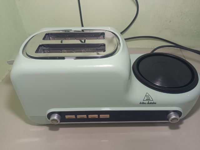 เครื่องปิ้งขนมปัง กะทะ 2In1  