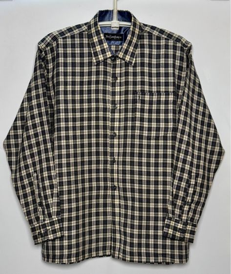 เสื้อเชิ้ต Yves Saint Laurent ของแท้ แบบสวยสไตล์ลำลอง รูปที่ 6