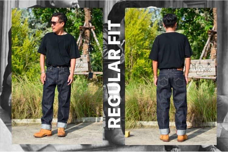 กางเกงยีนส์ ผ้าดิบ orifant x fpds  รูปที่ 2