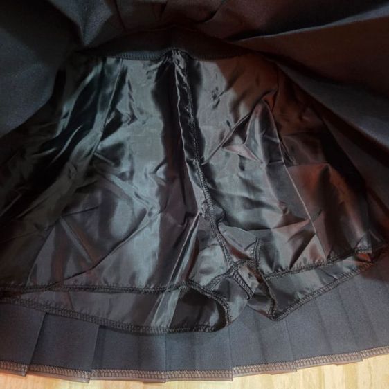 ขายกระโปรงหนังทรงเทนนิส จีบรอบตัว มือ1 รูปที่ 8