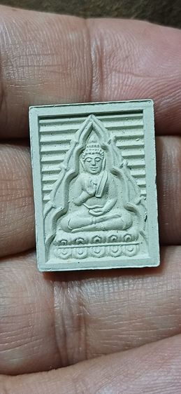 พระผงวัดปากน้ำ รุ่น 7 บรรจุเจดีย์ ปี 2535 สภาพกริ๊ปๆ พร้อมใบฝอยและซองเดิมๆจากวัด พระแท้ดูง่าย