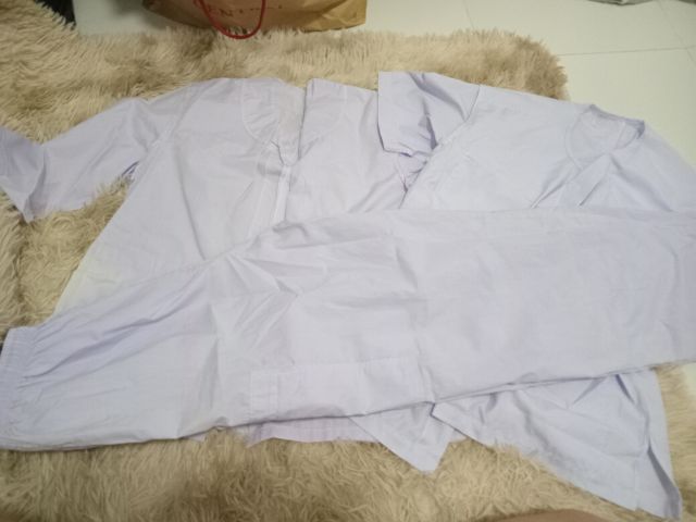 ชุดขาวปฏิบัติธรรมขายและแถมทั้งหมดถูกๆซื้อ1ชุดได้อีก6ตัวแถมฟรีคุ้ม รูปที่ 2