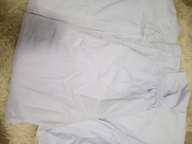 ชุดขาวปฏิบัติธรรมขายและแถมทั้งหมดถูกๆซื้อ1ชุดได้อีก6ตัวแถมฟรีคุ้ม รูปที่ 8