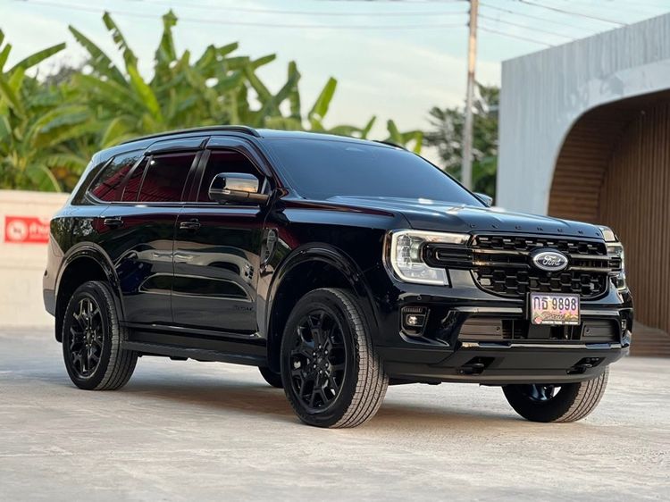 Ford Everest 2022 2.0 Turbo Sport Utility-car ดีเซล ไม่ติดแก๊ส เกียร์อัตโนมัติ ดำ รูปที่ 3