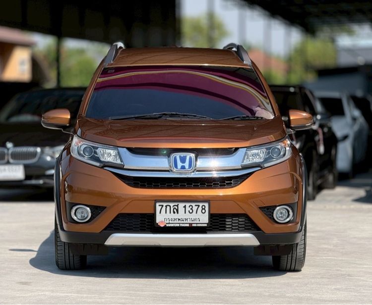 Honda BR-V 2018 1.5 SV Utility-car เบนซิน ไม่ติดแก๊ส เกียร์อัตโนมัติ น้ำตาล รูปที่ 2