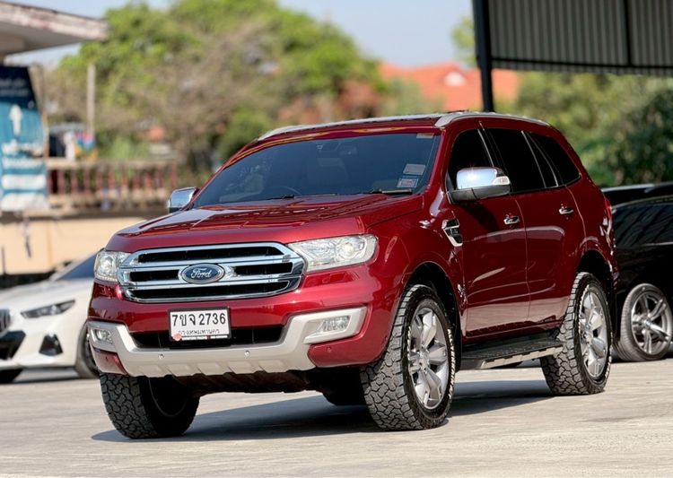 รถ Ford Everest 3.2 Titanium Plus 4WD สี แดง