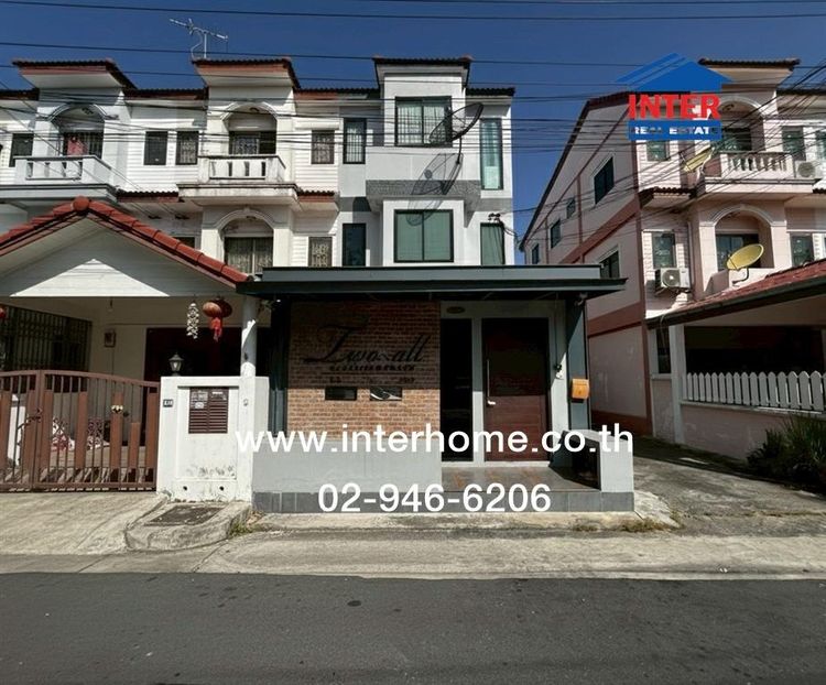 ทาวน์โฮม 3 ชั้น 24.5 ตร.ว. หมู่บ้านธนะธานี-สุขใจ ซอยนวมินทร์163 แยก15-12 ถนนนวมินทร์ เขตบึงกุ่ม กรุงเทพมหานคร