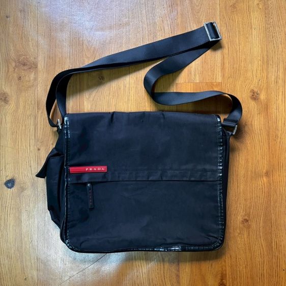 ไม่ระบุ กระเป๋า Prada Black Nylon Crossbody Bag มือสอง