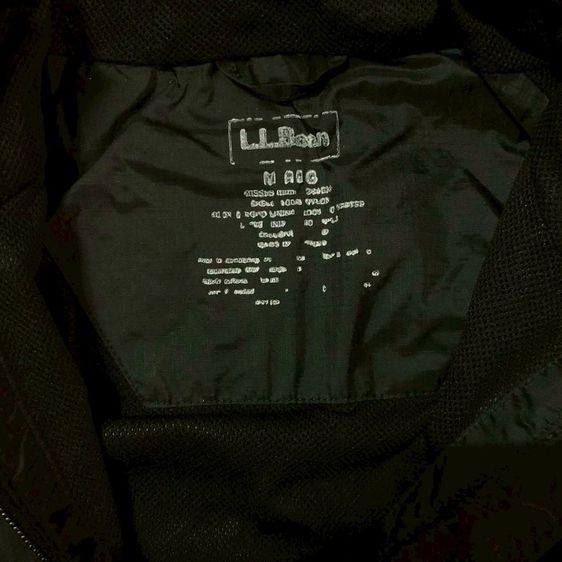 เสื้อฮู๊ดผ้าร่ม Hoodie แบรนด์ L.L. Bean มือสอง รูปที่ 5