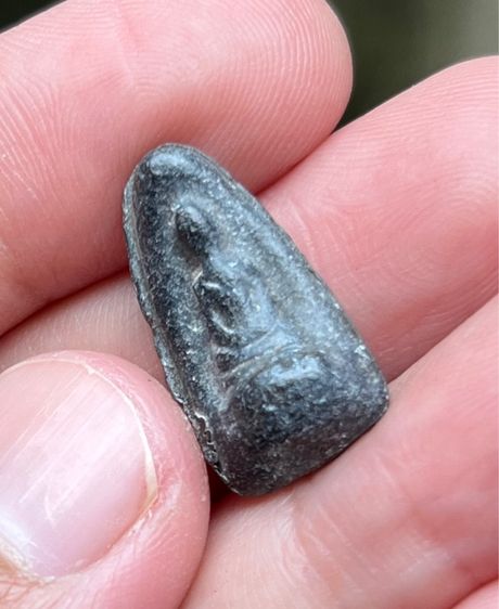 พระรอดเนื้อชินเขียว รูปที่ 3