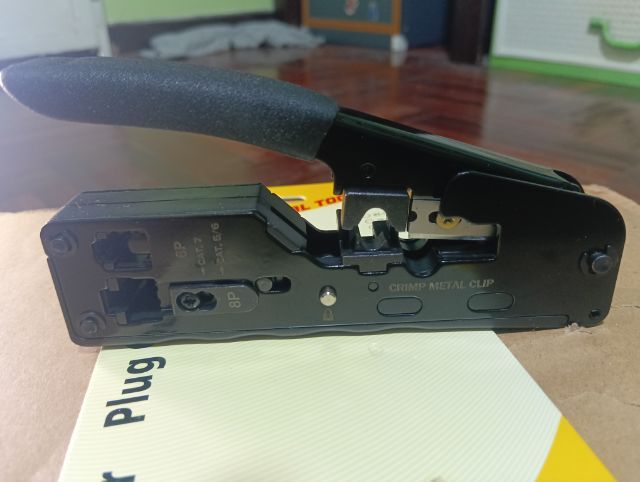 คีมเข้าหัวแลน ยี่ห้อโมดูลาร์ สินค้าเป็นของใหม่ทุกตัวไม่ได้ใช้ รูปที่ 3