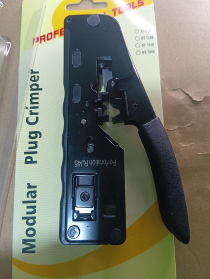 คีมเข้าหัวแลน ยี่ห้อโมดูลาร์ สินค้าเป็นของใหม่ทุกตัวไม่ได้ใช้ รูปที่ 6