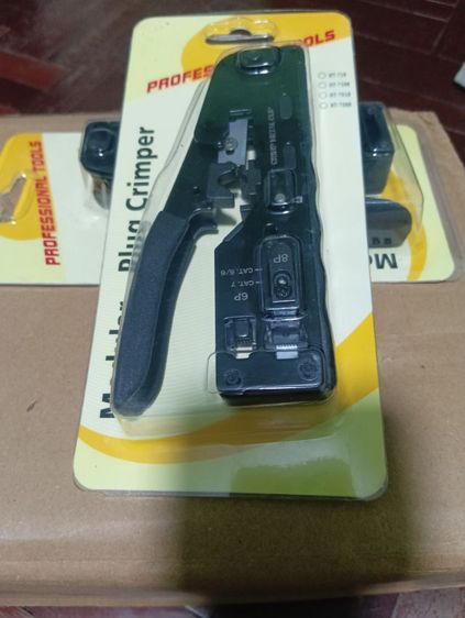 คีมเข้าหัวแลน ยี่ห้อโมดูลาร์ สินค้าเป็นของใหม่ทุกตัวไม่ได้ใช้ รูปที่ 11