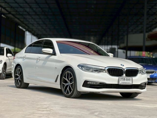 BMW Series 5 2018 520d ดีเซล เกียร์อัตโนมัติ ขาว รูปที่ 2