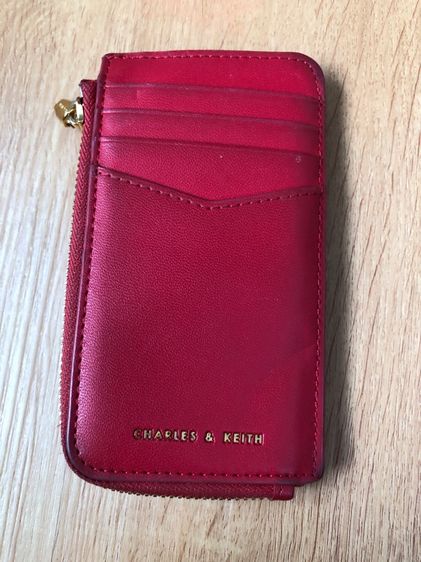 แดง หนัง PU กระเป๋าตังค์