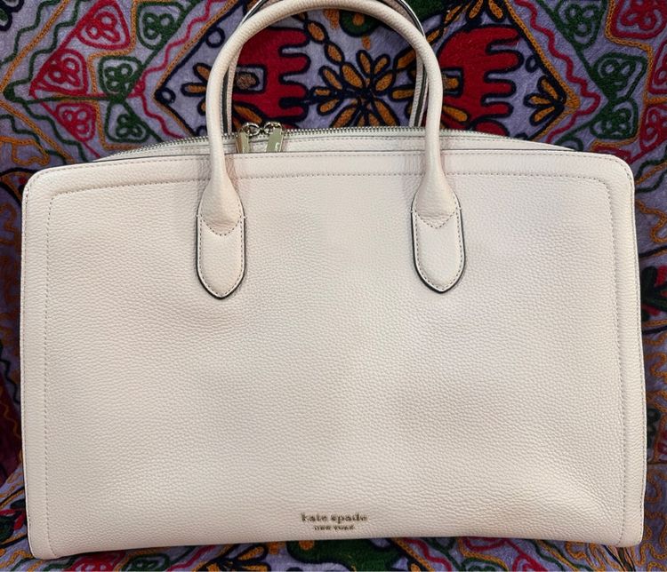 หญิง ชมพู หนังแท้ Kate Spade ของแท้ค่ะ กระเป๋าถือ มีสายยาวสะพายได้