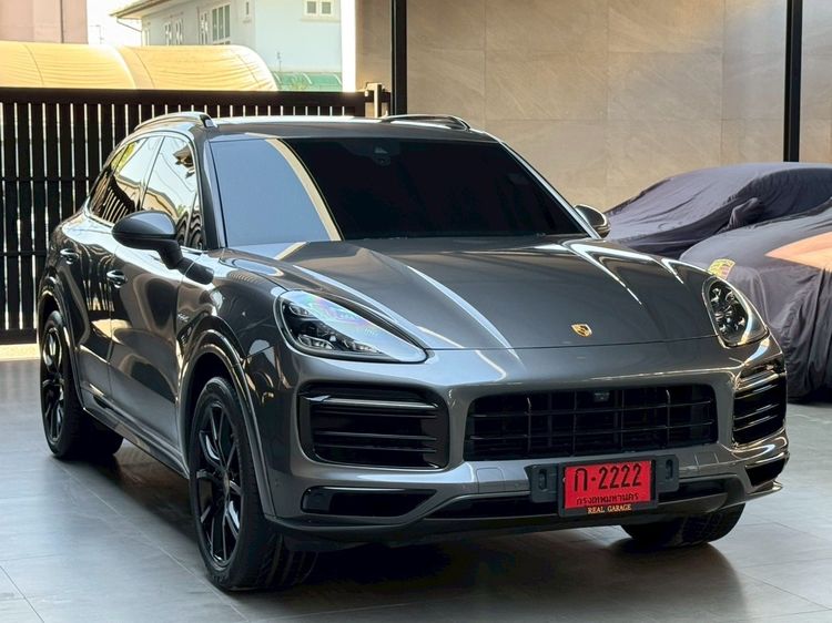 Porsche Cayenne 2022 3.0 S E-Hybrid 4WD Utility-car ปลั๊กอินไฮบริด (PHEV) ไม่ติดแก๊ส เกียร์อัตโนมัติ เทา รูปที่ 2