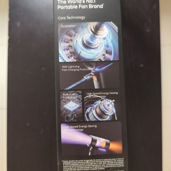 พัดลมมือถือ Jisulife Ultra1 (หรือ FA55) ขายตามสภาพเก่าเก็บใช้งานได้ปกติไม่ค่อยได้ใช้แค่แกะดูและลองใช้ขอคนรับได้ รูปที่ 4