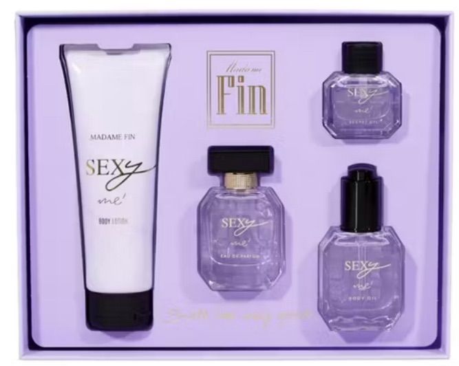 น้ำหอมแท้ 💯 Madame Fin set สุดคุ้ม 4 ชิ้น  กลิ่น Sexy Me  น้ำหอมกลิ่นเซ็กซี่ลึกลับ น่าค้นหา ลุคผู้หญิงมั่นใจ มีเสน่ห์แบบไม่ต้องอธิบาย  รูปที่ 2