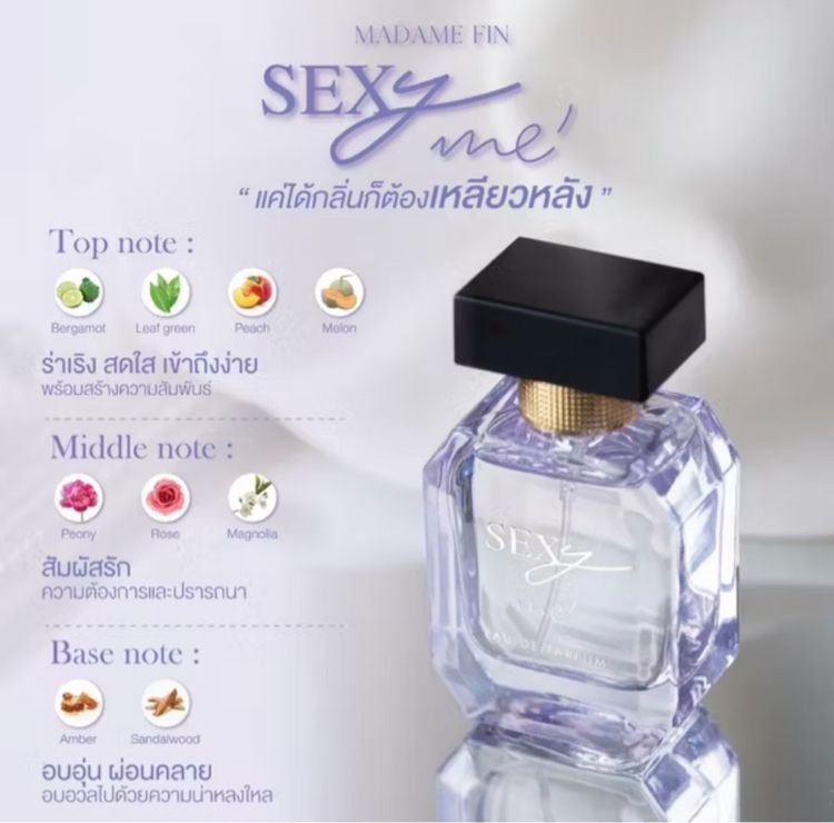 น้ำหอมแท้ 💯 Madame Fin set สุดคุ้ม 4 ชิ้น  กลิ่น Sexy Me  น้ำหอมกลิ่นเซ็กซี่ลึกลับ น่าค้นหา ลุคผู้หญิงมั่นใจ มีเสน่ห์แบบไม่ต้องอธิบาย  รูปที่ 6