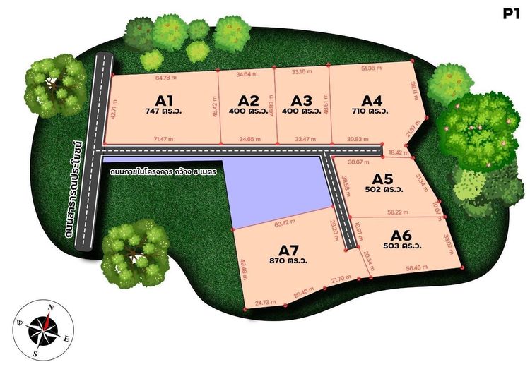 ขายที่ดิน สามพราน ทำเลดี แบ่งขาย รูปที่ 2
